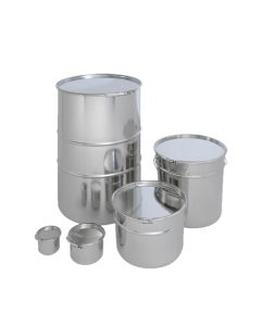 Conge fond plat inox 304l - avec couvercle