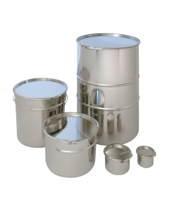 Conge fond plat inox 304l - avec couvercle