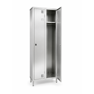 Vestiaire inox sans separation propre/sale