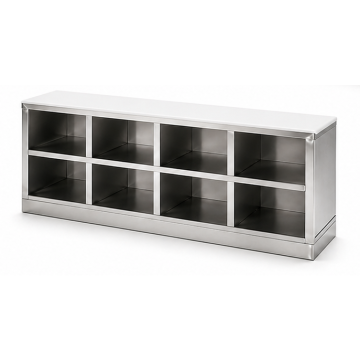Banc range chaussures dessus polyéthylène