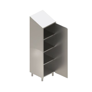 Armoire inox 1 porte battante