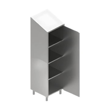 Armoire inox 1 porte battante