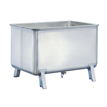Bac inox sur pieds 820L avec vidange