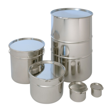 Conge fond plat inox 304l - avec couvercle