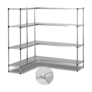 Étagère inox plus pour charges lourdes