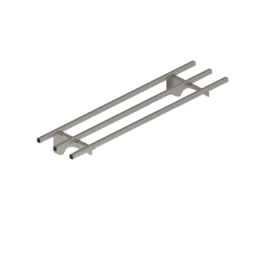 Etagere murale inox barreaudee