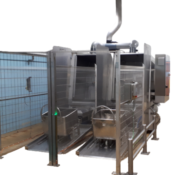Cabine de lavage double bacs Europe