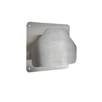 Support tuyau inox fixe