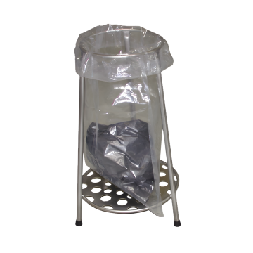 Support sac poubelle rond trépied