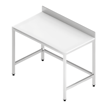 Table de découpe à dosseret