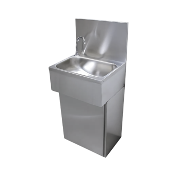 Lave-mains cellule électronique sur carénage inox