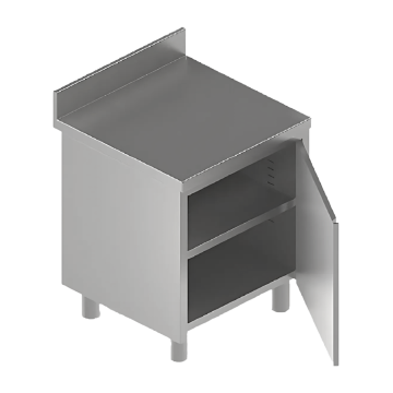 Meuble bas inox avec porte(s) battante(s)
