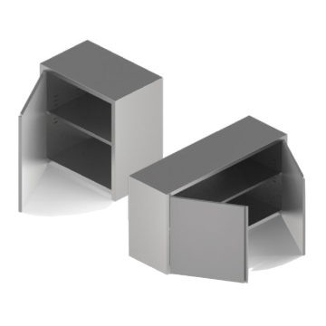 Meuble haut inox avec porte(s) battante(s)
