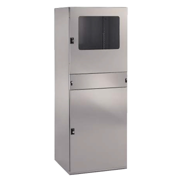 Meuble informatique inox complet