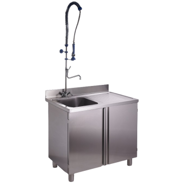 Plonge inox sur meuble
