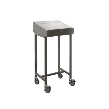 Pupitre  inox sur pieds