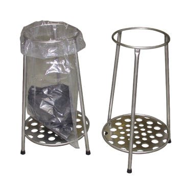 Support sac poubelle rond trepied