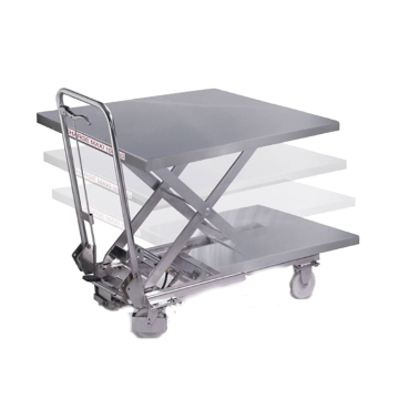 Table elevatrice inox manuelle