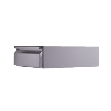 Tiroir inox pour table largeur 700 mm